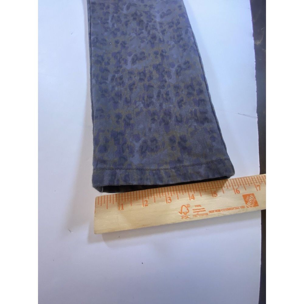 Soft Surroundings Metro Pants Purple Leopard Print Elastic Waist Pull On Large - Picture 8 of 9